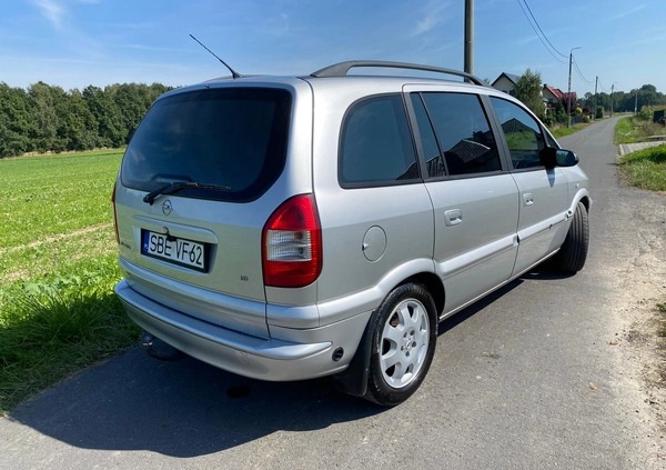 Opel Zafira cena 5900 przebieg: 347000, rok produkcji 2004 z Puszczykowo małe 92